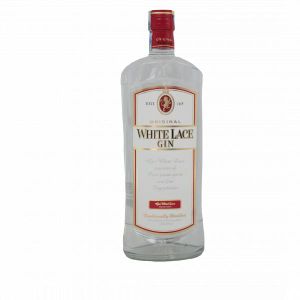 White Lace  Gin 40% 1 Litre  Handcrafted Premium London Dry Gin  Timeless & Transcendent with Meticulous Distillation