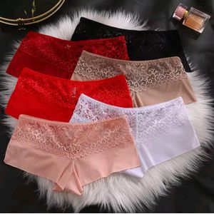 3PCs Hottest Hips Patterned Spandex Ladies Panties women Hotpants(Hips 40-46inc) 