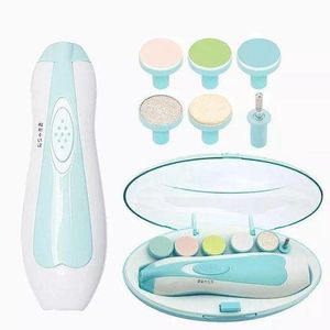 Electric Baby Nail File Clippers Toes Fingernail Cutter Trimmer
