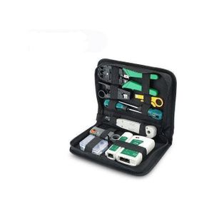 Toolkit Lan Tester RJ45 Crimping Pliers Portable LAN Network Repair Tool Kit Cable Tester AND Plier Crimp Crimper Clamp