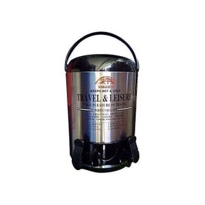 SUNDABESTS Travel Hot & Cold Double Tap Food Flask 9.5 L Tea Urn