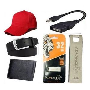 Advance 32 GB Flash DIsk + OTG + Wallet + Cap + Belt