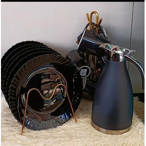 BREAKFAST SET- 6PCS PLATES,6PCS MUGS & 1 FLUSK