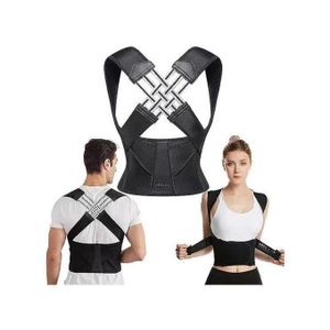 Buy 2 Get 1 FREE – Adjustable Posture Corrector Back Support – Unisex (Black)