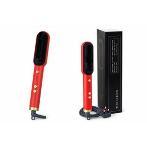 Professional Hair Straightener Comb  Electric Hot Brush Fast Heating Styling Tool