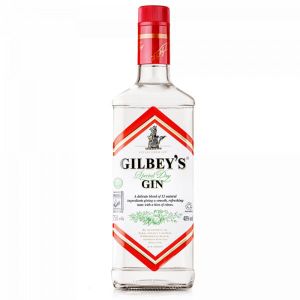 Gilbey's Premium London Dry Gin 750ml  40% ABV  Classic Juniper-Led Gin  Smooth & Crisp