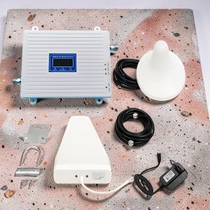 Cell Phone Signal Enhancer Tri Band GSM Mobile Cell Phone Networks Signal Booster 