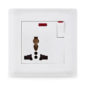 Alva Universal Single socket, Heavy duty steel frame 13 amp outlet