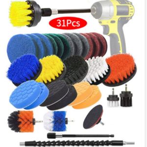 Car Ceauty Cleaning Brush for Bathtub, Grout, Bathroom, Floor, Toilet and  Carpet Etc Electric Drill Brush Cleaning Brush Set