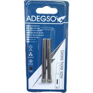 Adegso 8mm Pack Of 2 Glass Hole Saw Cutter Bit bc