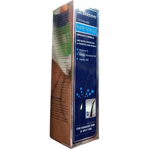 D Branner Crystalised HAIR SERUM Repair Protection Growth VITAMIN E SWEET ALMOND & JOJOBA OIL jm