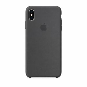 Silicone Case for iPhone XS Max, Grey, Silicon