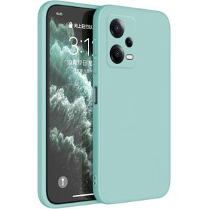 Soft Flexible Silicone Case for Xiaomi Redmi Note 12 Pro 5G, Shockproof Anti-Scratch Slim TPU Protective Back Cover (Light Blue)