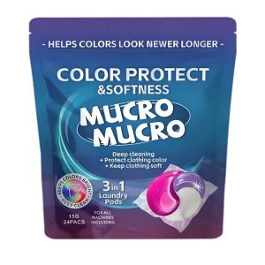 Mucro  Laundry Detergent Pods 3in1 15g 24's  Concentrated Laundry Capsules  Stain Removal