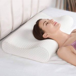Orthopedic Cervical Contour Memory Foam Pillow – Neck & Shoulder Support, Anti-Snore, Back & Side Sleepers