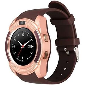 Y1 Bluetooth SPORT V8 Wrist Smartwatch GSM SD SIM CARD SLOT Gold