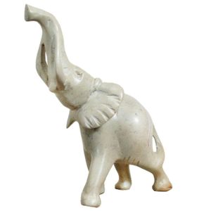 Soapstone Elephant statue ( height 10 inches, length 6.5 inches, width 4 inches )