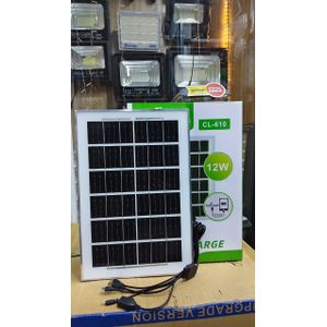 CcLamp 12W Portable Solar Panel Phone Charger, Mobile Charge Solar Panel with Multiple Connectors