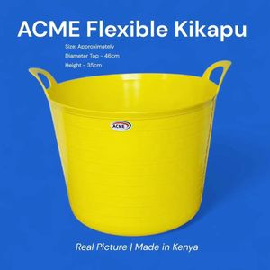 ACME Reusable Flexible Kikapu 30Litres - Yellow 