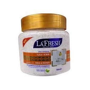 La Fresh  Milk And Honey Face Scrub Body Scrub - 500ml