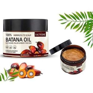 Sauvasine  100% Pure Batana Oil for Hair Growth Booster Cold-Pressed Batana Oil Harmless To Scalp For Men & Women Thicker, Fuller & Reduce Thin Hair, Black