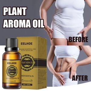 Eelhoe Ginger Slimming Essential Oil, firming and tightening the abdomen, reducing the belly, shaping the thighs and hands of excess fat, natural plant extracts, massage use