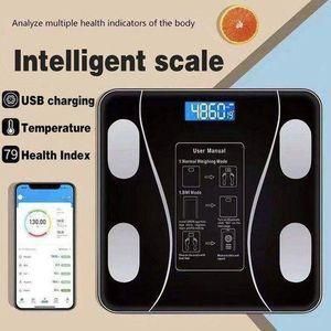 Home Bluetooth Rechargeable Weighing Scale Free App multi user Bathroom Smart Body Fat BMI Digital Electronic Scale