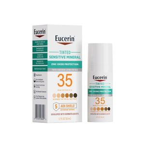 Eucerin Tinted Sensitive Mineral Face Sunscreen Lotion