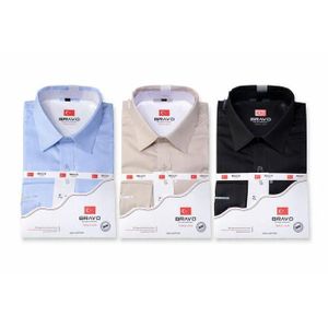 Turkey Style Official Mens Longsleeve Shirt Slim Fit 100%Cotton- Sky blue, Beige, & Black