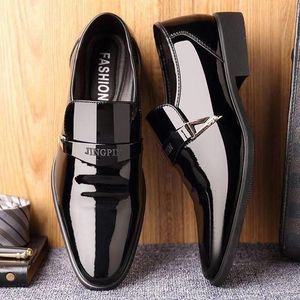 Mens Official Business Shoes Black-EU 40
