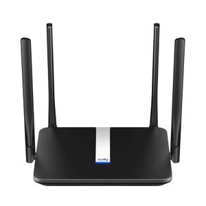 cudy LT500 AC1200 Dual Band 4G LTE Mesh Wi-Fi Router with Nano SIM Slot - 1200Mbps Wi-Fi 5 Router, Mesh, VPN, 4 Fast Ethernet Ports & App Control for Home, Office & Business