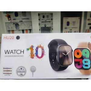 HU20 2.2 inch Smart Watch with 3 Interchangeable Straps for Fitness Tracking, Heart Rate Monitoring, Sleep Analysis, Step Counter, Call and Message Notifications, Long Battery Life, Waterproof Design