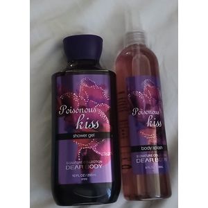 Dear Body poisonous kiss showergel  2 in 1 set + free gift bag