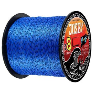 JOSBY New Fishing Line Super Strong 500M 300M 100M X12 100% PE Braided Wire  High Strength 12 Strands 1000M Saltwater Carp Pesca