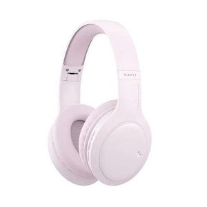 Havit H633BT Wireless Deep Bass Powerful Headphones - Pink