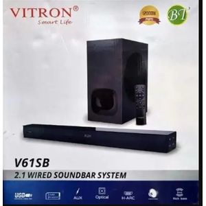Vitron V61SB 1200w 2.1ch Soundbar wired system super bass 