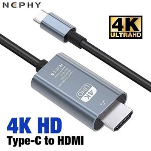 6.6-foot USB-C to HDMI Cable / 4K @ 30Hz Cord for Home Office