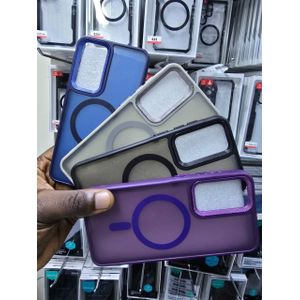 Premium Clear MagSafe Phone Case with Magnetic Ring, Slim Shockproof Drop Protection & Wireless Charging for Samsung A56