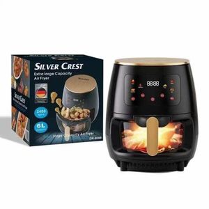SILVER CREST Digital Multifunctional 6L Electric Air Fryer Oven Healthy Oil Free Air Fryer 
