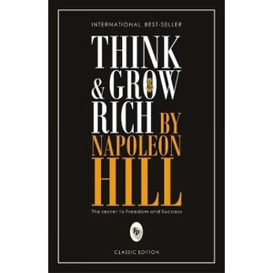 Think and Grow Rich Book by Napoleon Hill (free bookmark)