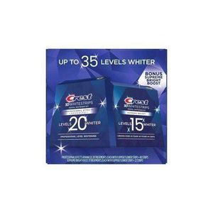 Crest 3D Whitestrips Professional Effects Advanced and Supreme Bright Boost 35L