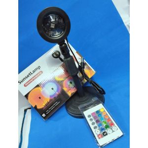 Aesthetic Room Sunset Light with Adjustable Stand & 360° Rotation