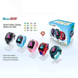 Smartwatch for kids child anti-lost alarm remote monitor SOS waterproof touch sim card kids smart watch with GPS