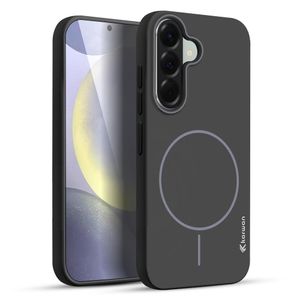 Black Skin Touch Slim Magnetic Case for Samsung A36