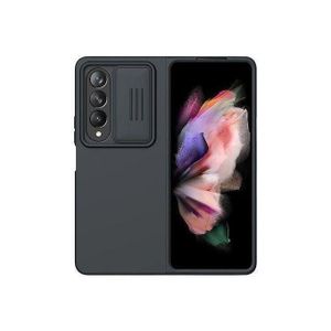 Nilkin Case For Samsung Galaxy Z Fold 3 5G (7.6" Inch) CamShield Silky Soft Liquid Silicon