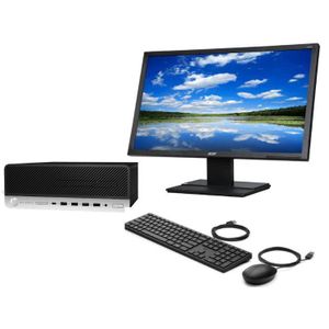 HP REFURBISHED Completd  EliteDesk 705 G5 AMD RYZEN 5 PRO 1 GB RADEON 16GB Ram 320GB SSD CPU with LCD MONITOR ACER 24''