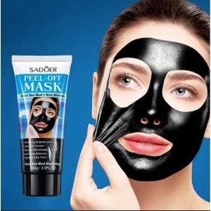 SADOER Peel-off Black Mask Dead Sea Mud Rich Minerals Clean Oil Control Blackheads Bright Skin 100g