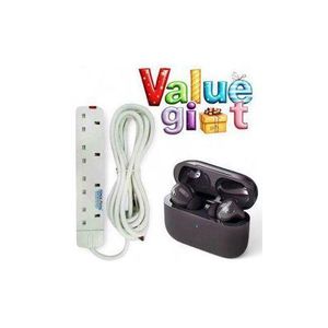 Power King  HOME BEST 4 WAY POWER EXTENSION WITH LONG CABLE+PRO EARPODS