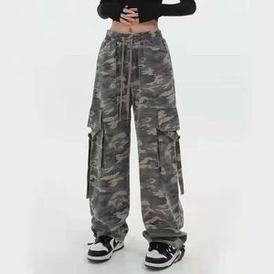 Womens Pants Casual With Pockets Outdoor Ripstop Camo Military Construction  Work Cargo Pants 