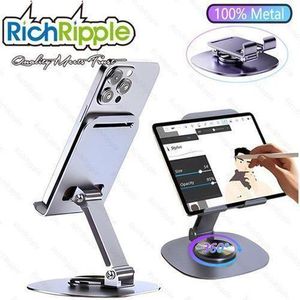 RichRipple Purple Metal Desktop Phones & Tablets Holder Foldable Stand